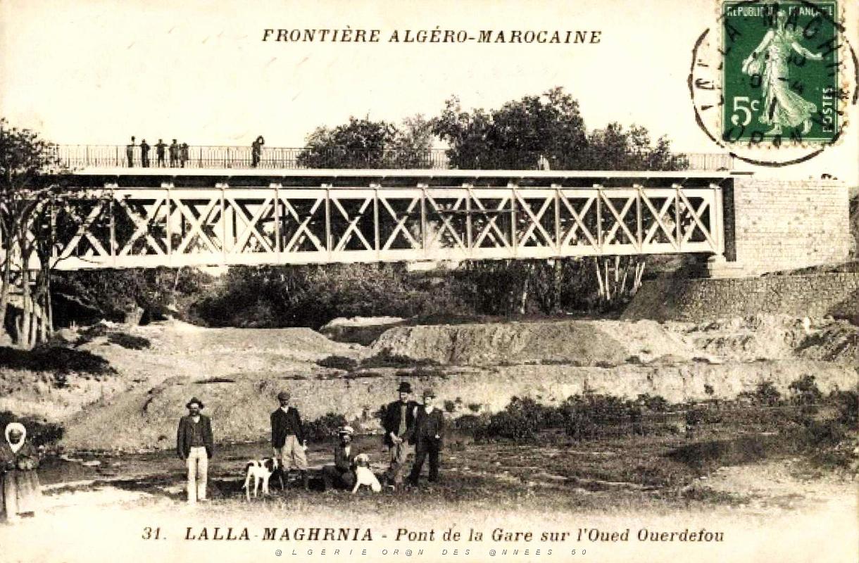 Marnia - Pont de la Gare sur l'Oued Ouerdefou - 1911.jpg